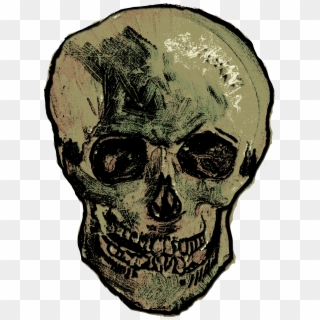 This Free Icons Png Design Of Van Gogh Skull, Transparent Png
