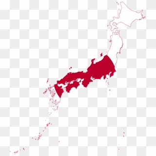 Open - Japan Flag Map, HD Png Download