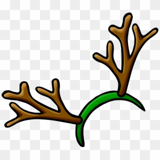 Rudolph Antlers Png - Reindeer Antlers Headband Clipart, Transparent Png