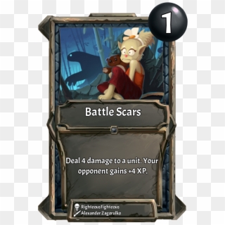 [card] Battle Scars, HD Png Download