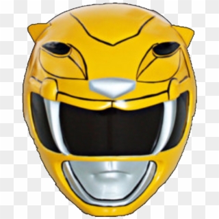 Helmet Clipart Mighty Morphin Power Rangers - Mighty Morphin Power Rangers Yellow Ranger Helmet, HD Png Download