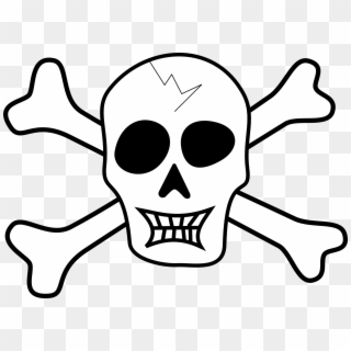 Skull And Crossbones - Pirates Easy To Draw, HD Png Download