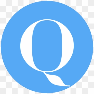 Blue Q Logo Related Keywords Long Tail - Q In A Circle, HD Png Download