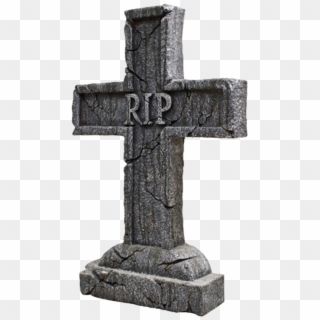 Gravestone Png - Rip Cross Tombstone, Transparent Png