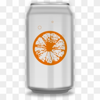 Orange Juice Soda Can 555px - Orange Juice Carton Clipart, HD Png Download