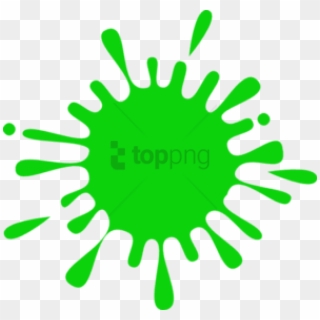 Green Splat Png - Green Paint Splash, Transparent Png