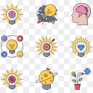 Idea - Icon Coloring, HD Png Download