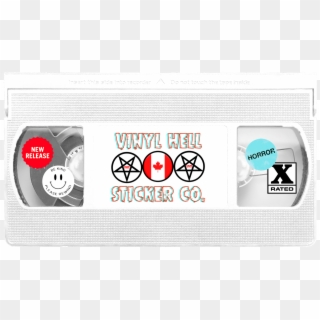 Horror Vhs Stickers By Vinyl Hell Sticker Co - White Vhs Tapes, HD Png Download