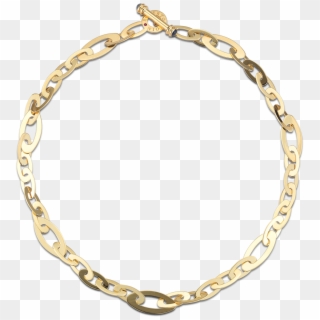 Roberto Coin Designer Gold 18k Yellow Gold Chic - Tiffany Rose Gold Link Bracelet, HD Png Download