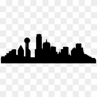 Skyline Silhouette Vector - City Black And White Vector, HD Png Download