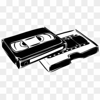 Vhs Videotape Compact Cassette Magnetic Tape - Video Tapes Clipart, HD Png Download