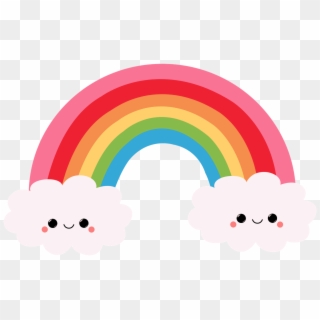 Tumblr Png Cute - Kawaii Rainbow Png, Transparent Png