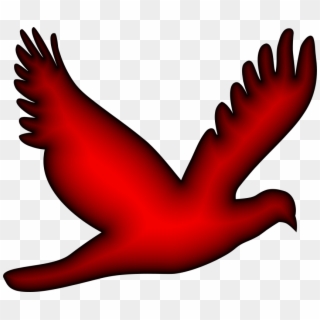 Free Png Download Red Birdflying Png Images Background - Flying Bird Vector Png, Transparent Png