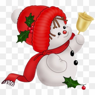 Christmas Png Files Transparent - Cute Christmas Snowman Clipart, Png Download