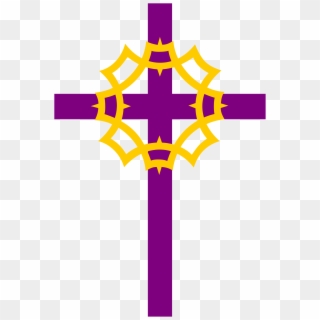 Open - Cross With Crown Vector, HD Png Download
