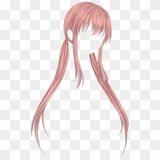 Pin By Marubunni On Anime Help - Transparent Anime Hair Png, Png Download