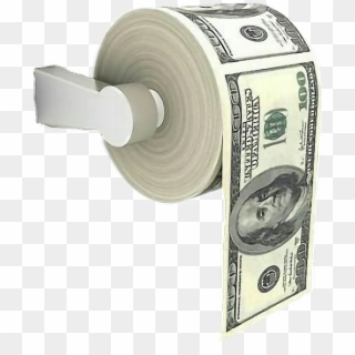Paper Sticker - Money Toilet Paper Png, Transparent Png
