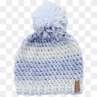 The Nordic Hat In Gray And White Ombre With Silver - Beanie, HD Png Download