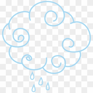 Cloud Drawing Rain Clouds Transprent Png Free - صور غيوم مرسومة, Transparent Png