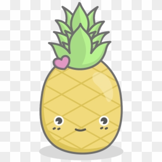 Pineapple Clipart Png - Cute Kawaii Pineapple Png, Transparent Png