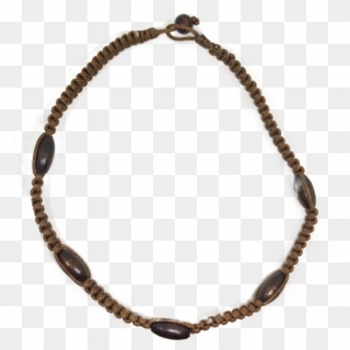 Paparazzi Timberland Brown Cord Wooden Bead Urban - Necklace, HD Png Download