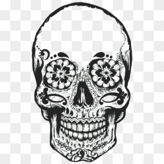 Skulls Transparent Day The Dead - Skull Tattoo Transparent Background, HD Png Download