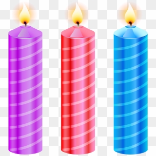 Birthday Candles Png Clipart Image - Birthday Candle Clipart Png, Transparent Png