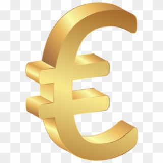 Free Png Euro Currency Gold Sign Png Images Transparent - Gold Euro Symbol Transparent, Png Download