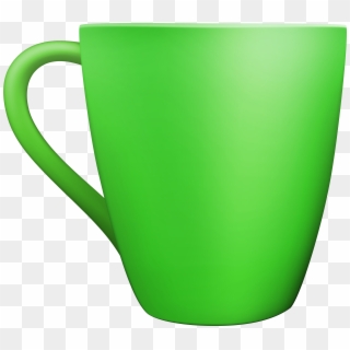 Green Ceramic Mug Png Clip Art, Transparent Png