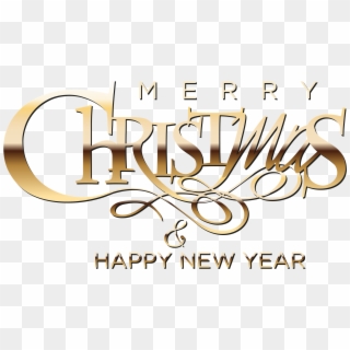Merry Christmas & Happy New Year Png, Transparent Png