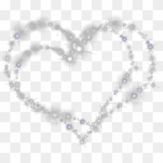 Ftestickers Hearts Sparkle Glitter Purple - Necklace, HD Png Download