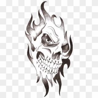 Skull Tattoo Free Download Png Png Image - Png Tattoos, Transparent Png