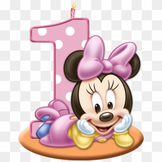 1st Birthday Candle Png - Baby Minnie Mouse 1st Birthday, Transparent Png -  1024x1024(#8868) - PngFind