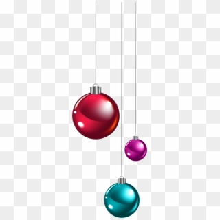 Christmas Balls Png - Hanging Transparent Christmas Ornament, Png Download