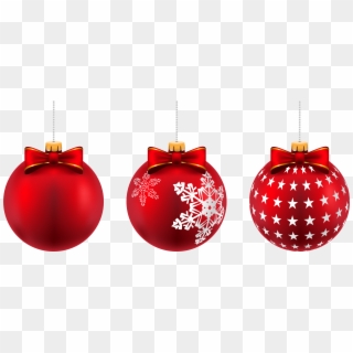 Free Photo Christmas Balls - Red Christmas Balls Png, Transparent Png