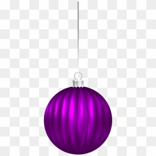 Svg Library Library Ball Ornament Png Clip Art Image - Purple Christmas Ornaments Png, Transparent Png