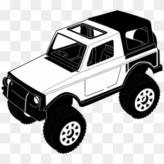 Clip Art Library Library Collection Of High Quality - Jeep Png Black And White, Transparent Png