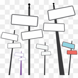 Simple Sign Pole Vector Dragonartz Designs - Street Sign Png Vector, Transparent Png