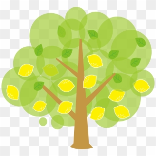 Graphics For Cartoon Tree Graphics - Lemon Tree Clipart, HD Png Download