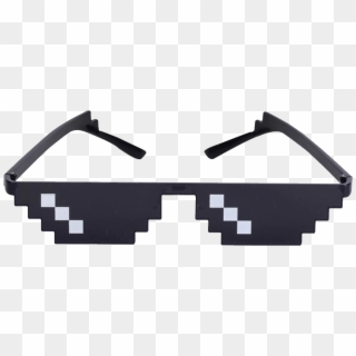 Thug Life Glasses Png - 8 Bit Pixel Glasses, Transparent Png