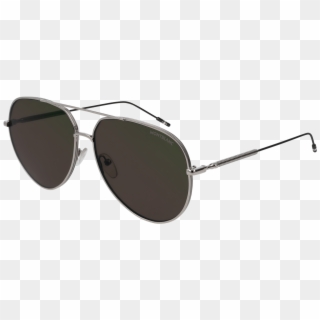 255142 Ecom Retina 01 - Celine Black Aviator Sunglasses, HD Png Download