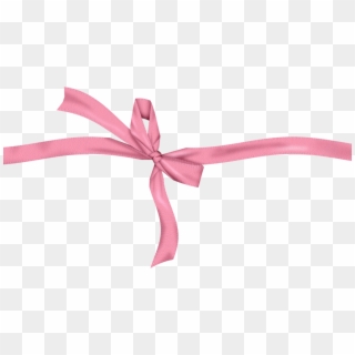 Gift Bow Ribbon - Pink Ribbon Bow Png, Transparent Png