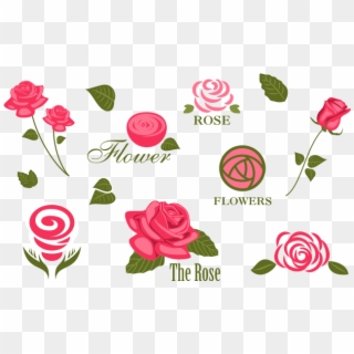 Free Png Clipart Flower Roses Clipart Free Vector And - Rose Logo Vector, Transparent Png