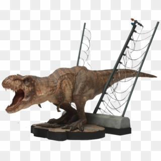 Breakout T-rex 1/20 Scale Statue - Jurassic Park Statue, HD Png Download
