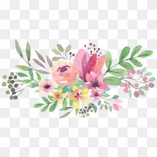 Free Png Download Watercolor Flowers Vector Png Images - Watercolor Flower Png Transparent, Png Download