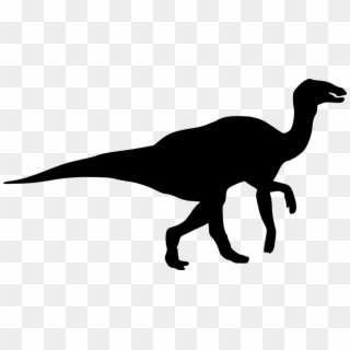 Silhouette, Dinosaur, Tyrannosaurus Rex - Hadrosaurus Plush, HD Png Download