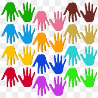700 X 825 2 - Colorful Hands, HD Png Download