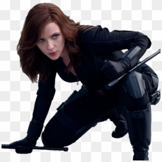 Download Black Widow Png - Scarlett Johansson Black Widow, Transparent Png
