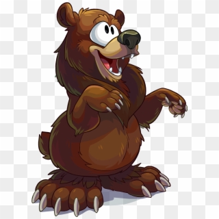 Grizzly Bear Png - Cartoon, Transparent Png