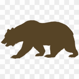 Grizzly Bear Outline Grizzly Bear Clipart California - California Bear Logo, HD Png Download